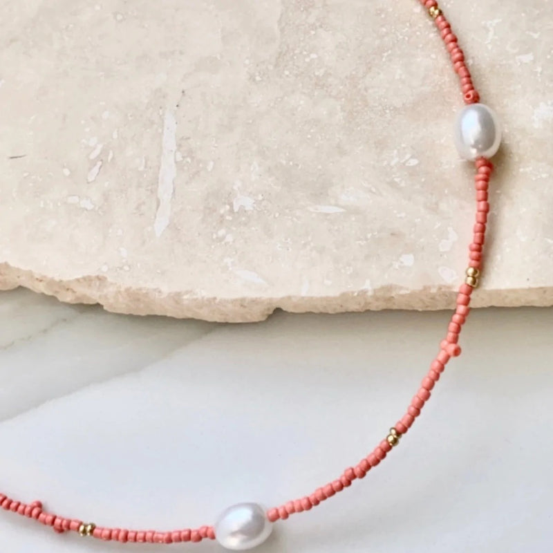 Anni Choker Peachie Pink