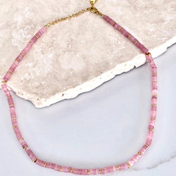 Athena Choker Rose Quartz