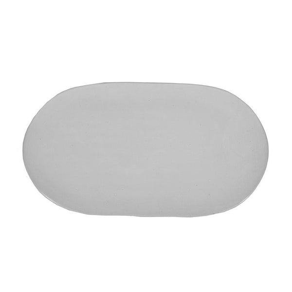 Flat Oval Plate Large