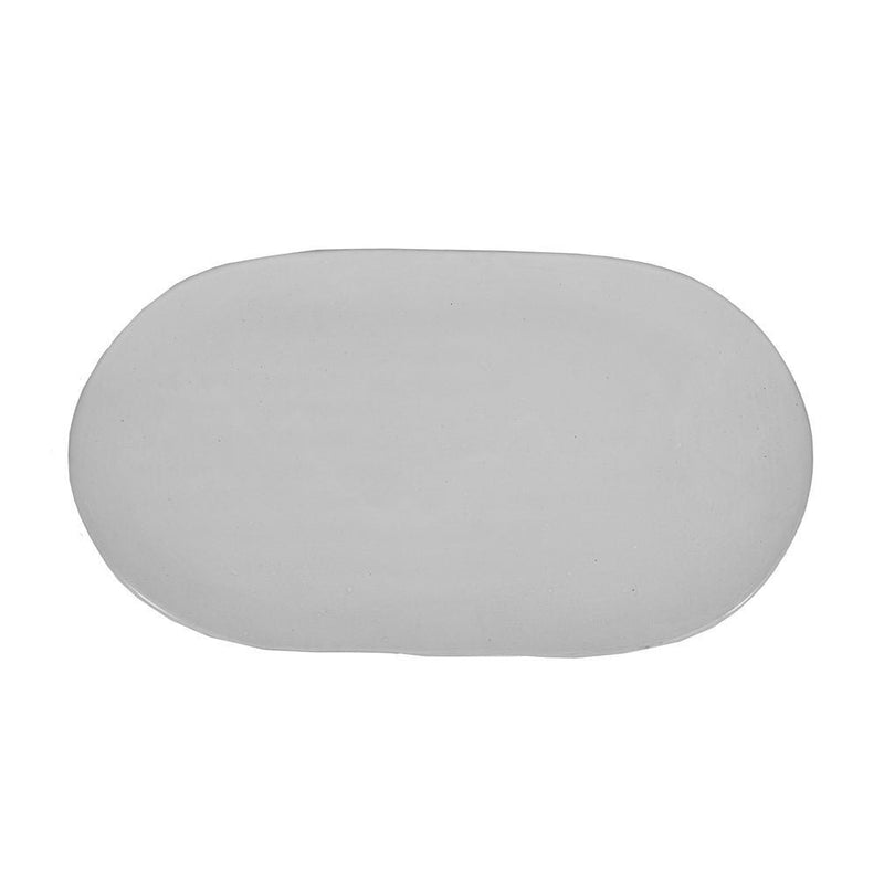 Flat Oval Plate Large