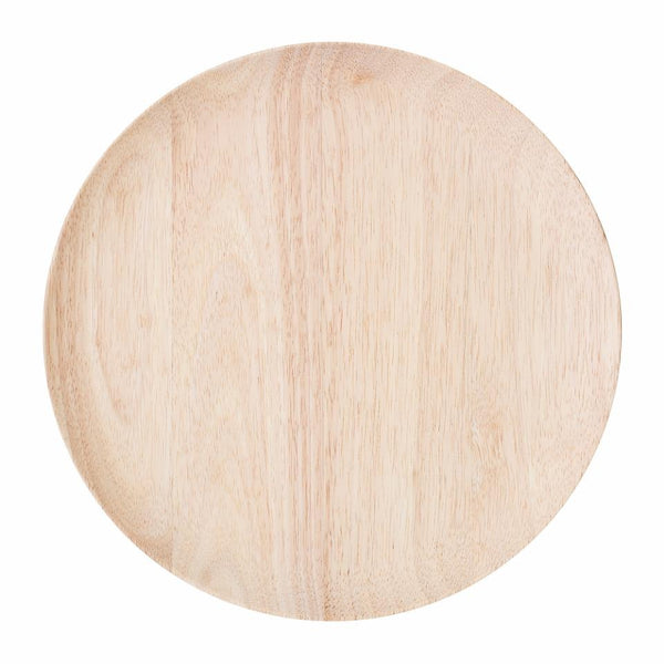 Rubberwood Plate 30cm