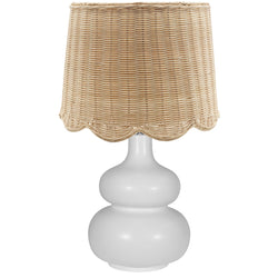 Scallop Rattan Shade