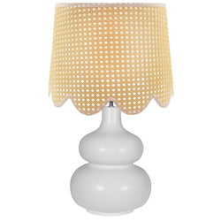 Scallop Paper Weave Shade