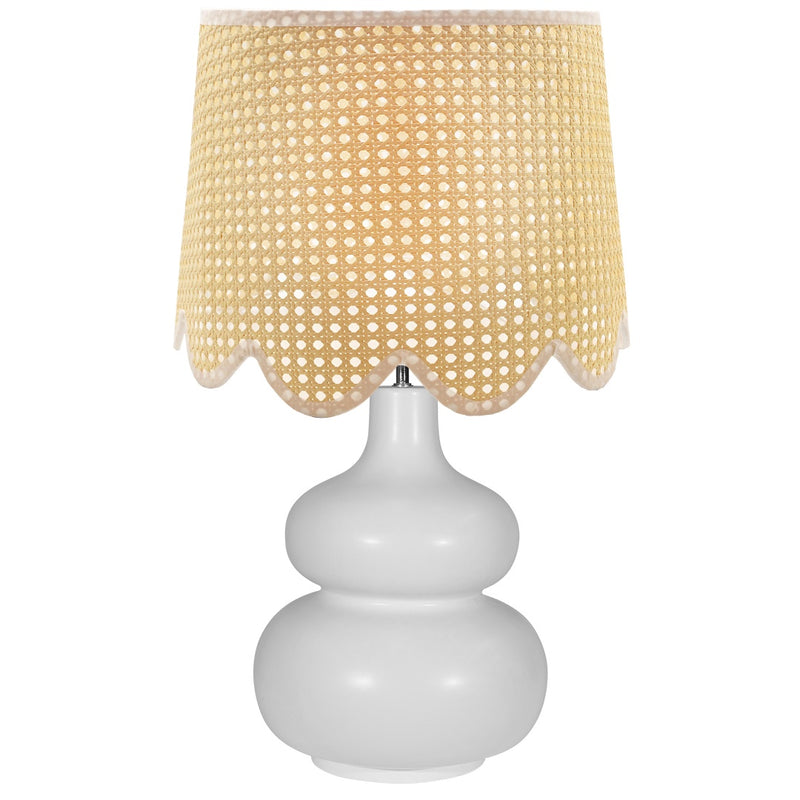 Scallop Paper Weave Shade