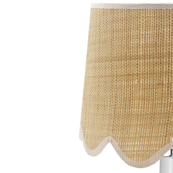 Scallop Raffia Shade
