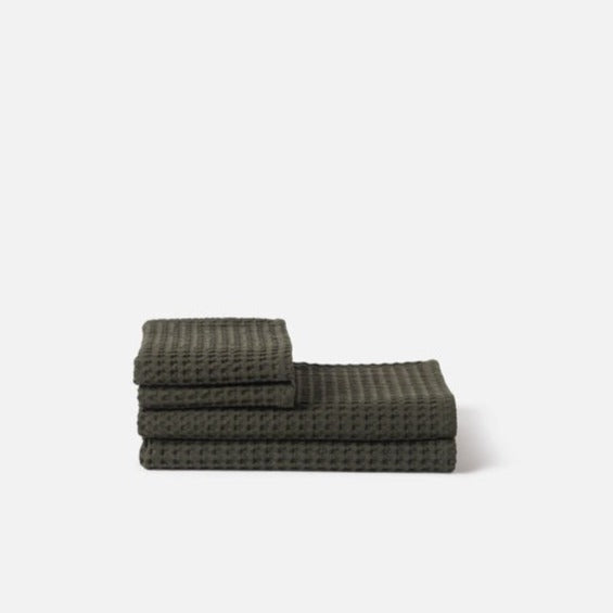 Waffle Bath Towel Nori