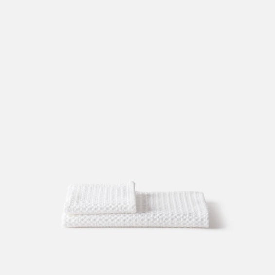 Waffle Bath Towel White