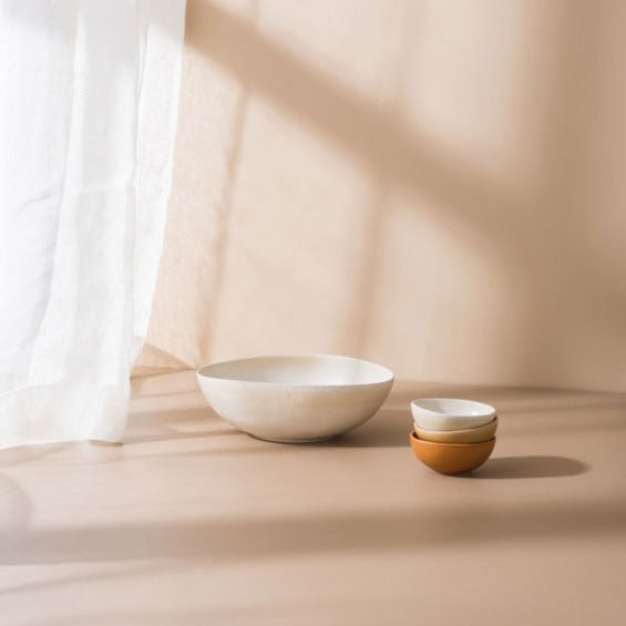 Serena Serving Bowl Small / Off White