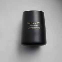 Sundown / Black Matte Glass Candle