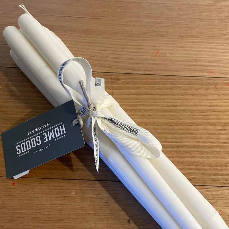 Taper Candle White / Pack 6