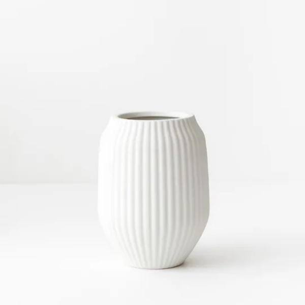 Taza Vase 20 x 15 / White